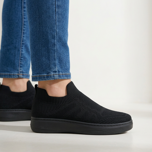 Joane | Slip-On Stretch Knit Trainers