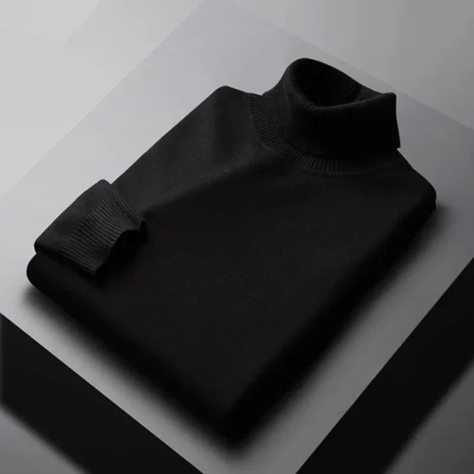 Gerald | Roll Neck Wool Sweater
