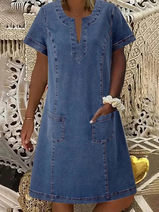 Zandra | Soft Denim Dress