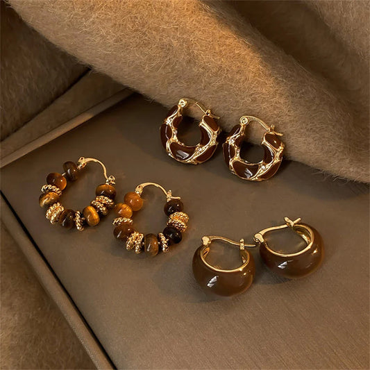 Golden Vintage Exquisite Earrings