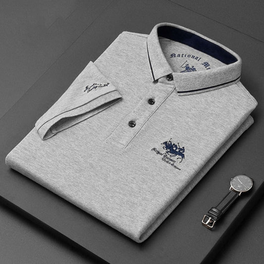 Pietro Luxury Polo Shirt - Grey