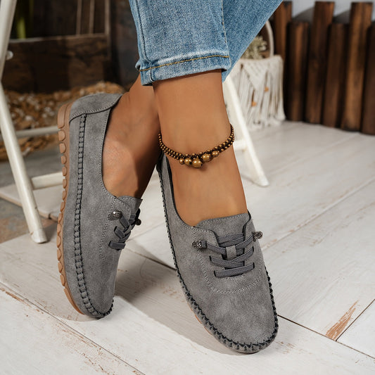Francesca Comfortable Soft Moccasins - Detail