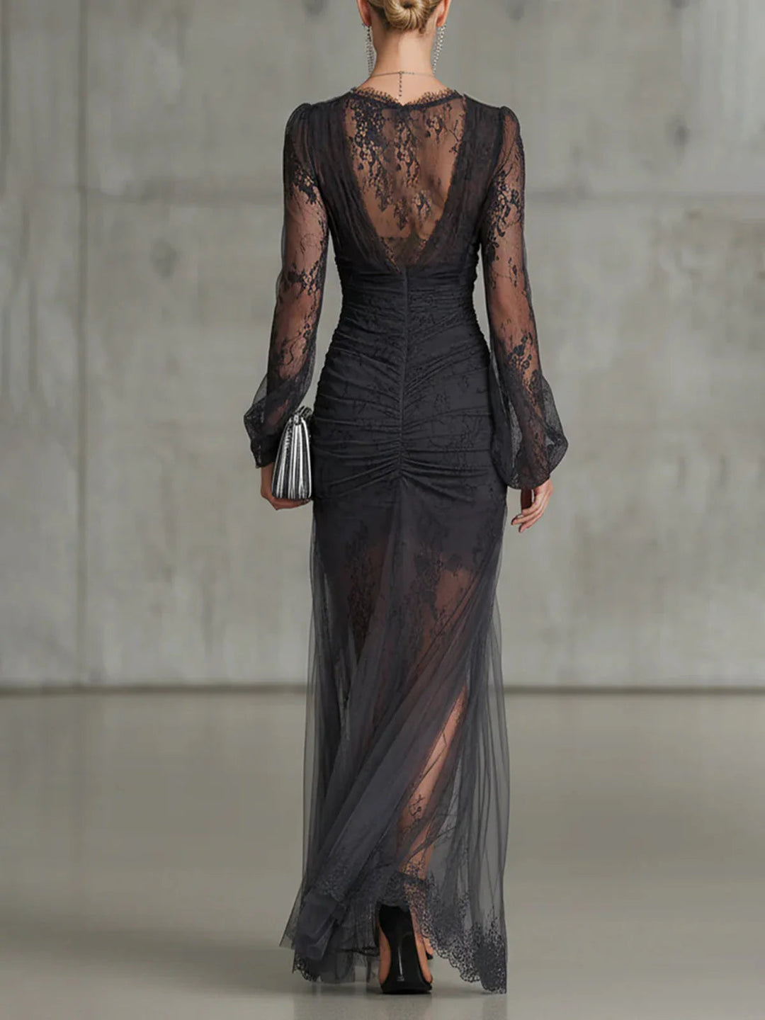 Marcella Lace Evening Dress