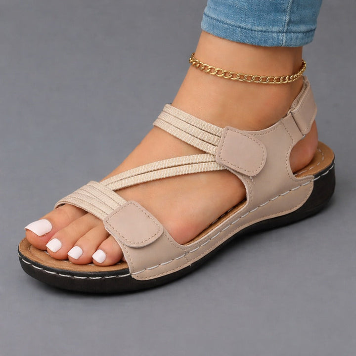 Agnes Lightweight Comfort Sandals - Beige