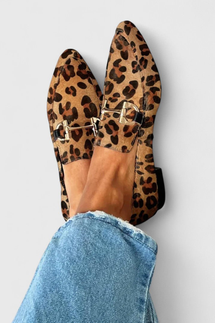 Nina | Leopard Print Loafers