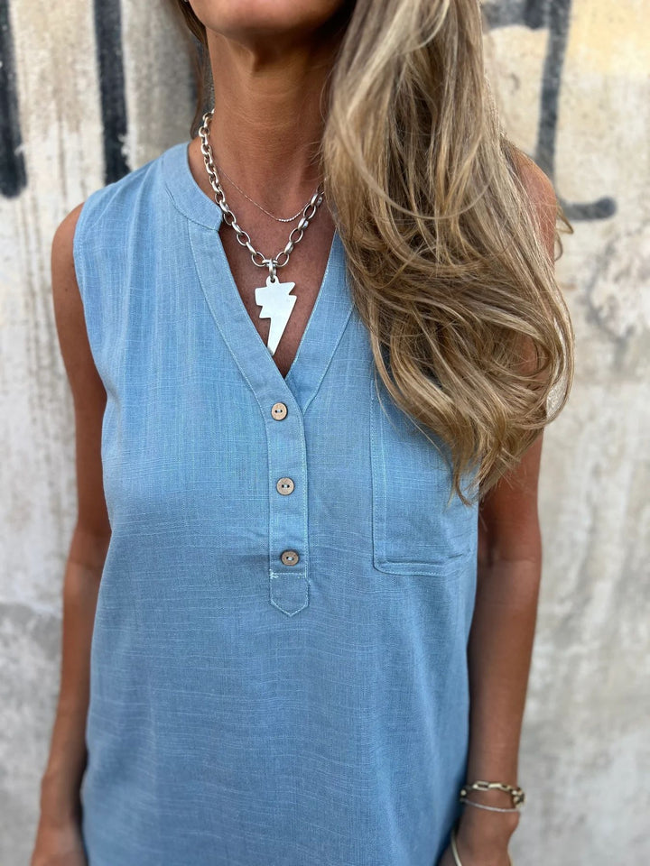 Lily | Effortless Cotton &amp; Linen Dress