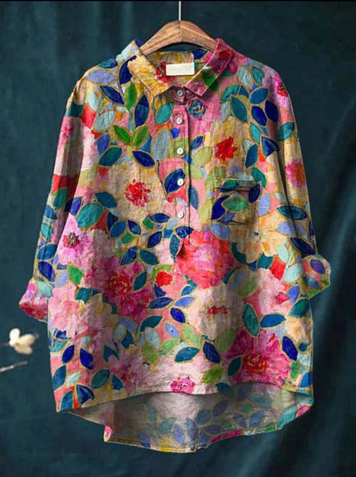 Yrsa | Classic Floral Blouse
