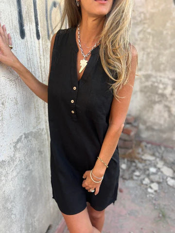Lily | Effortless Cotton &amp; Linen Dress