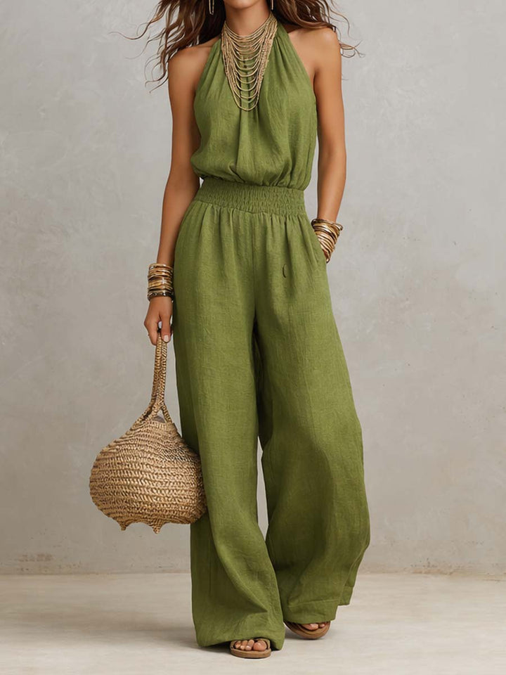 Amber | High-Neck Elegant Jumpsuit