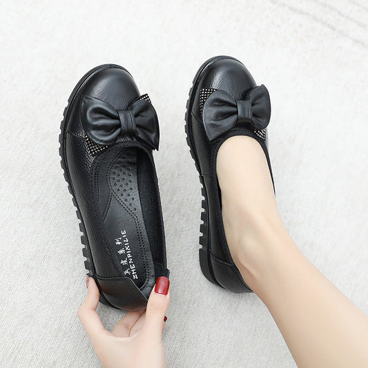 Clara | Bow Detail Slip-On Comfort Shoes