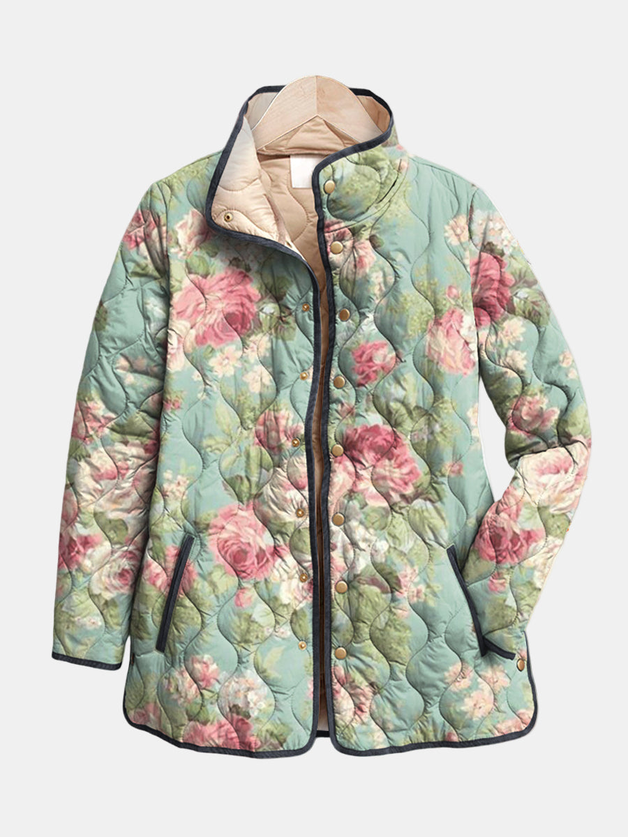 Sage Rose Quilted Jacket