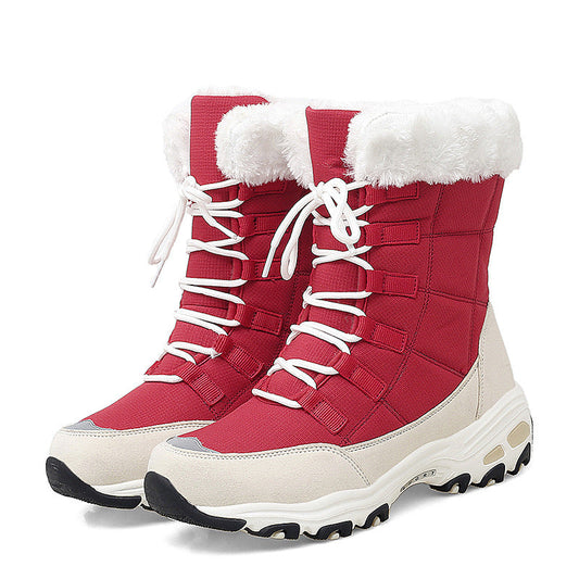 Moipheng | Waterproof Plush-Lined Ankle Boots