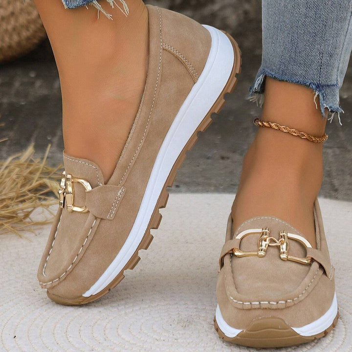 Freya | Flat Buckle Loafers