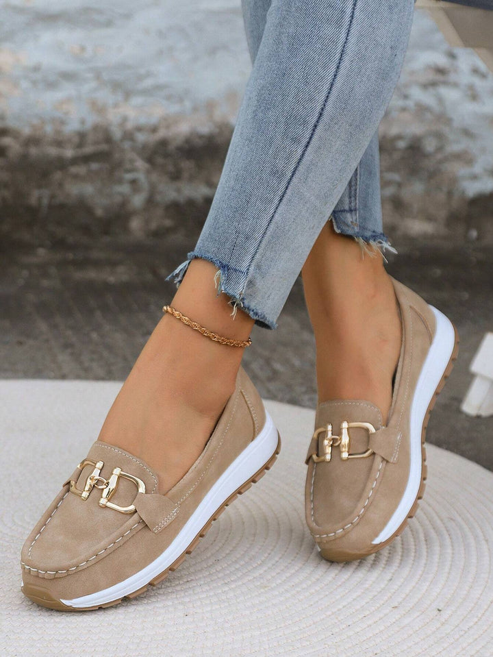 Freya | Flat Buckle Loafers