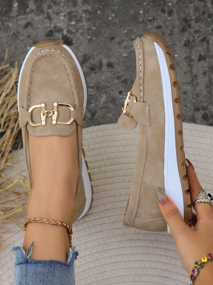 Freya | Flat Buckle Loafers