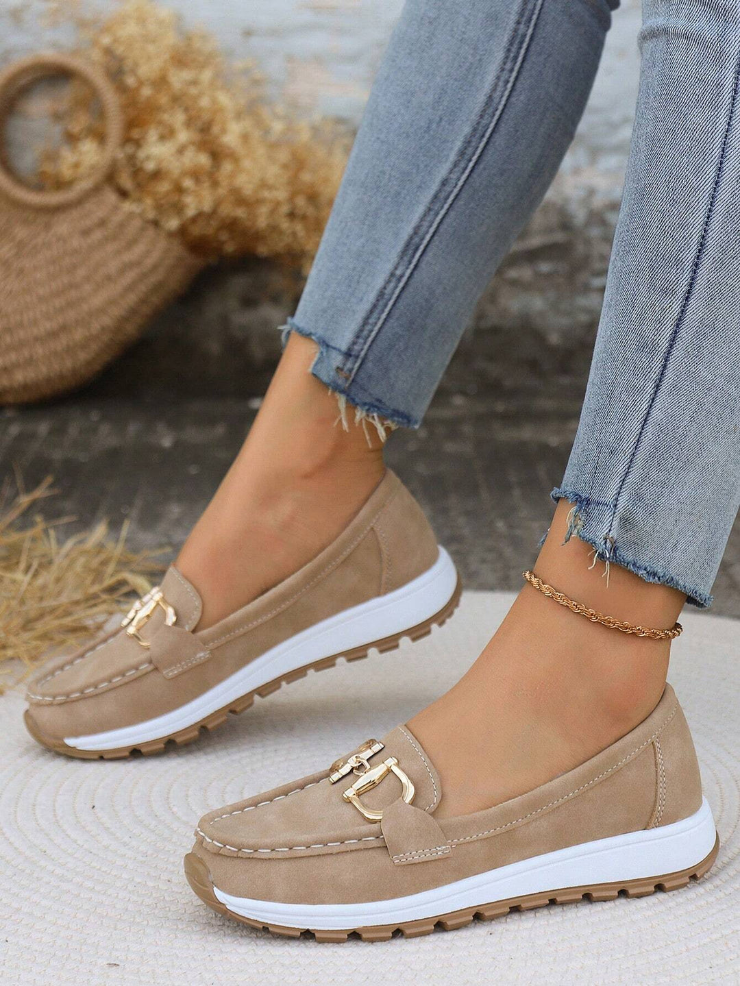 Freya | Flat Buckle Loafers