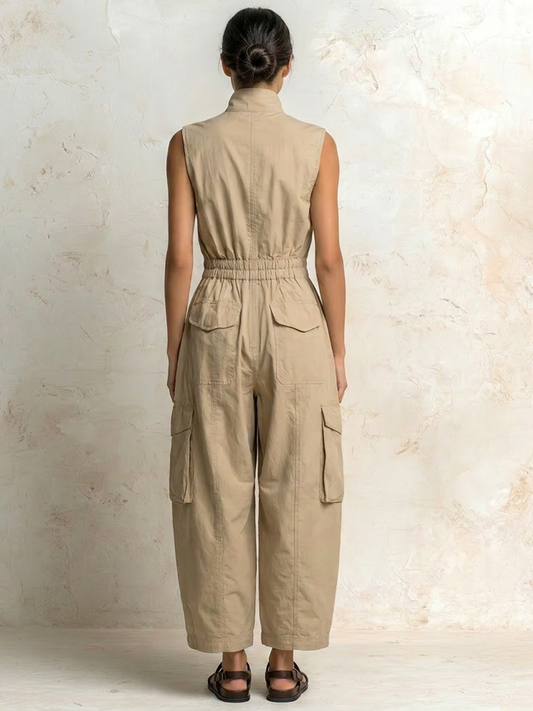 Bethany | Utility Cargo Jumpsuit