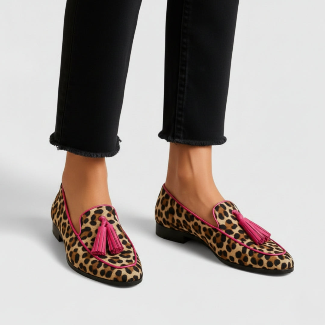 Sadie | Supportive Animal-Print Loafers