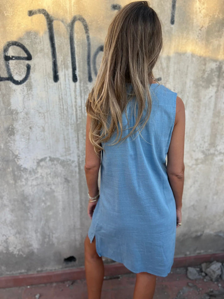 Lily | Effortless Cotton &amp; Linen Dress