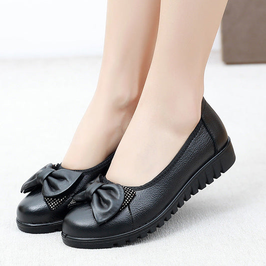 Clara | Bow Detail Slip-On Comfort Shoes