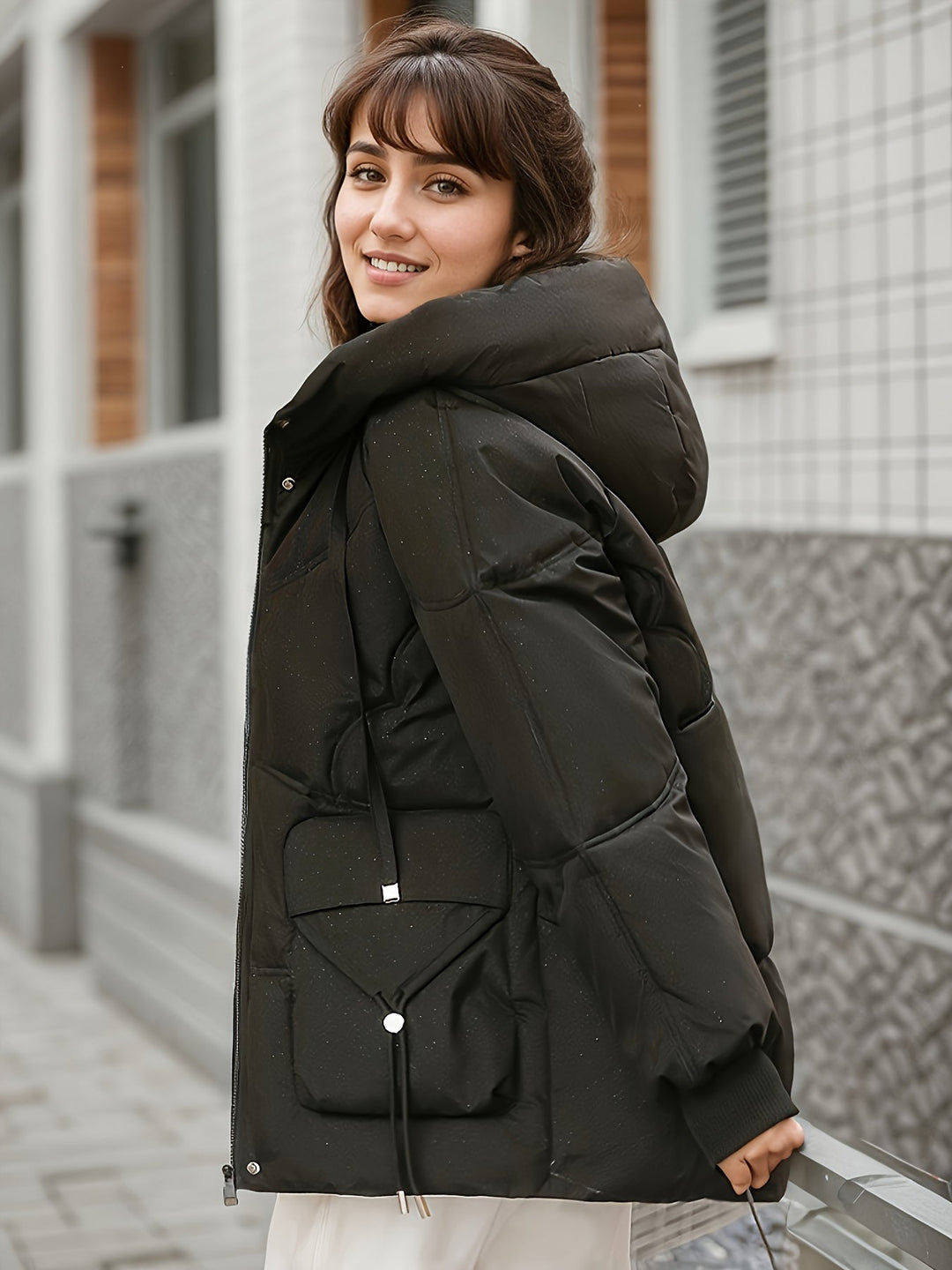 Simona | Casual Long Sleeve Coat