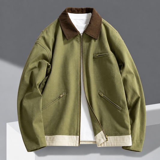 Everett | Cotton Blend Canvas Jacket