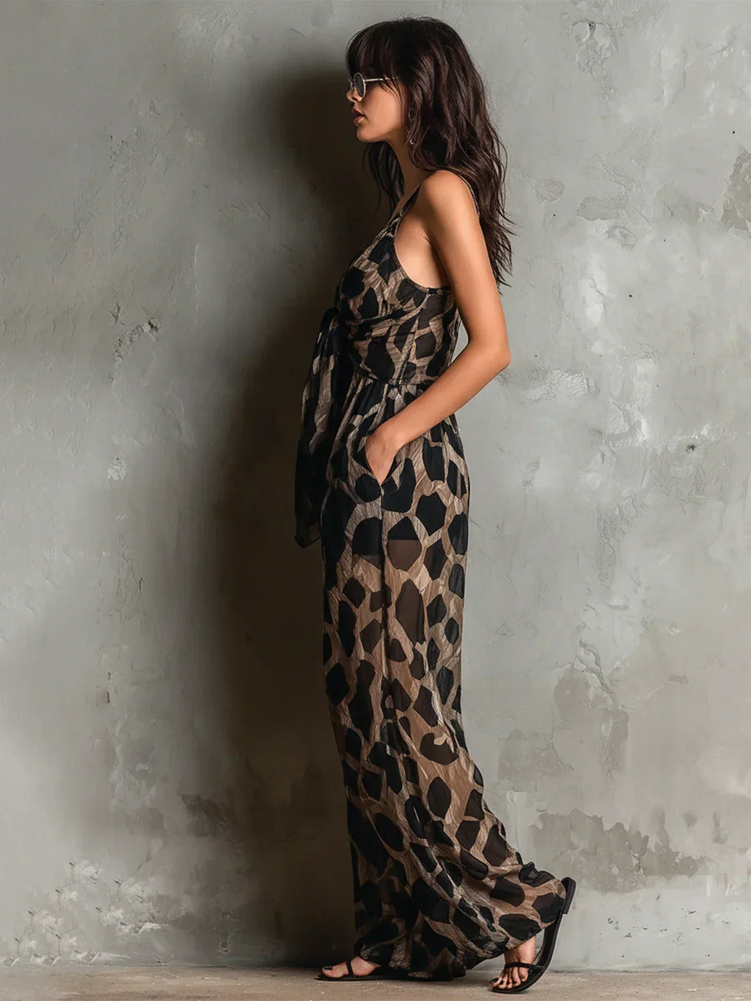 Claudia | Leopard Print Jumpsuit