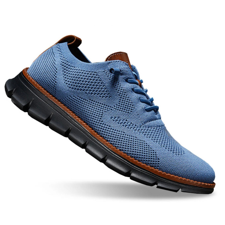 Gijs All-Day Orthopaedic Walking Shoe - Blue Black