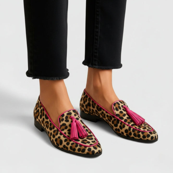 Sadie | Supportive Animal-Print Loafers