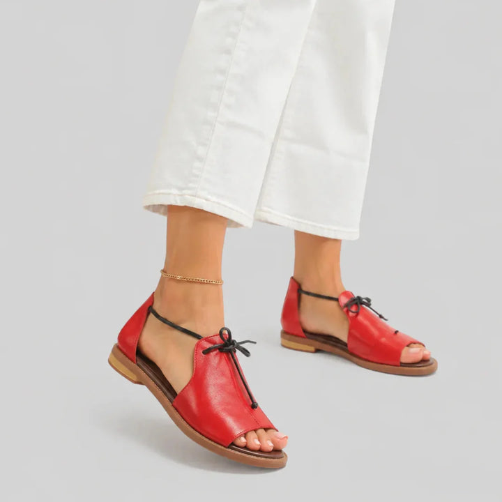 Poppy Lace-Up Sandals