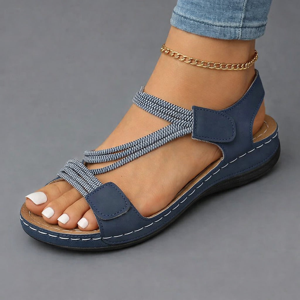 Agnes Lightweight Comfort Sandals - Blue