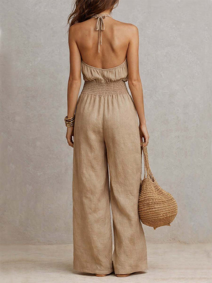 Amber | High-Neck Elegant Jumpsuit
