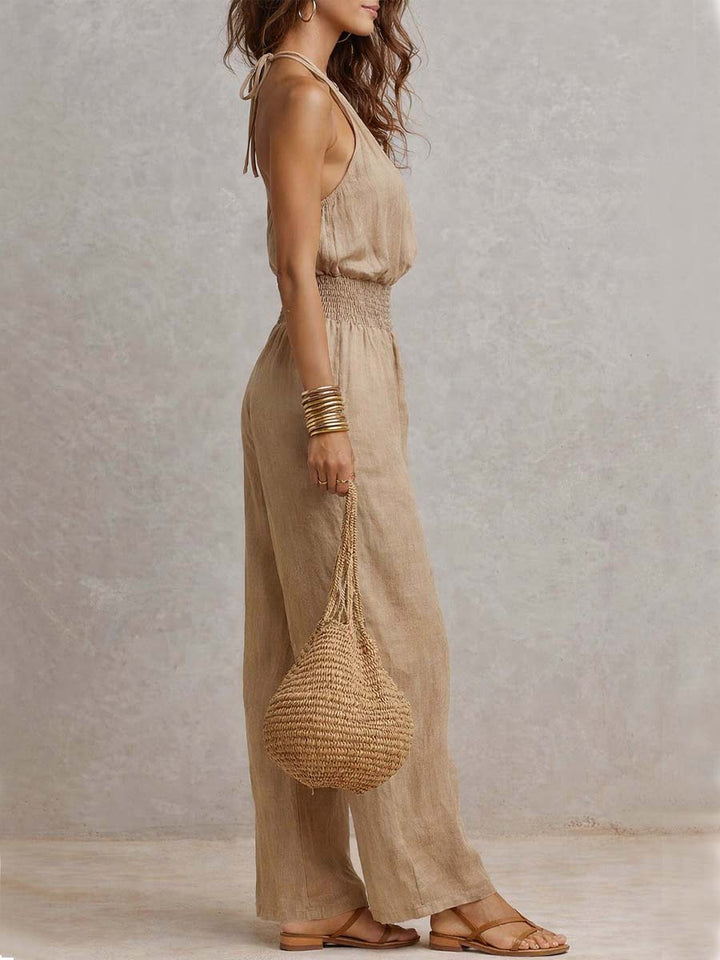 Amber | High-Neck Elegant Jumpsuit