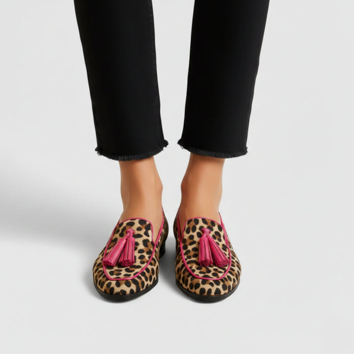 Sadie | Supportive Animal-Print Loafers