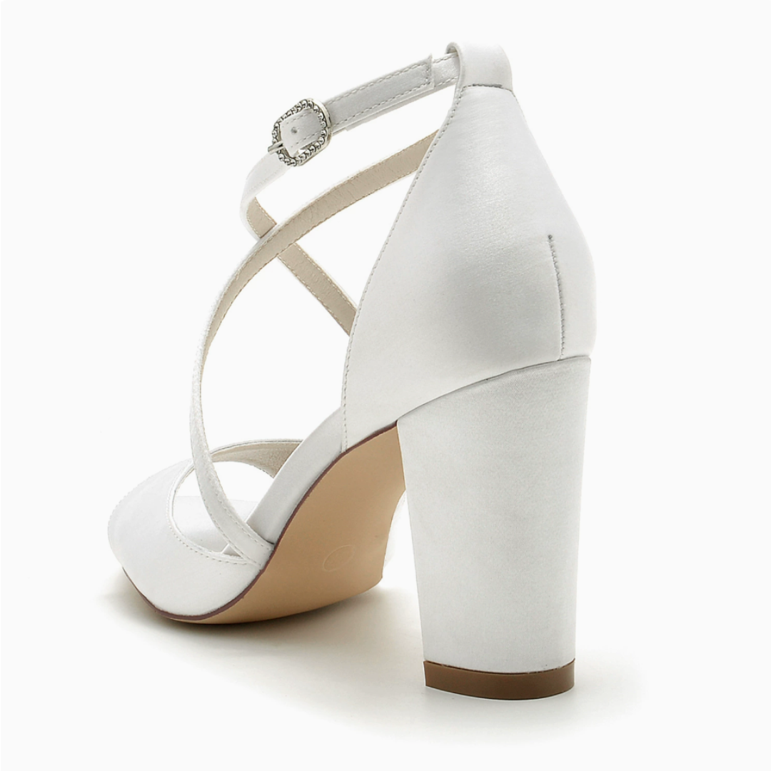 Freya | Suede Block Heel Sandals