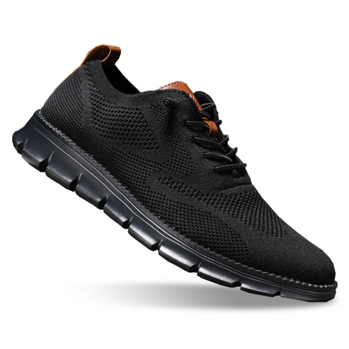 Gijs All-Day Orthopaedic Walking Shoe - Double Black