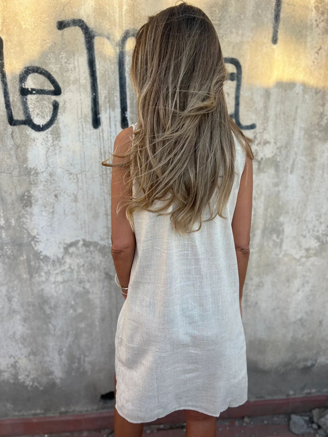 Lily | Effortless Cotton &amp; Linen Dress