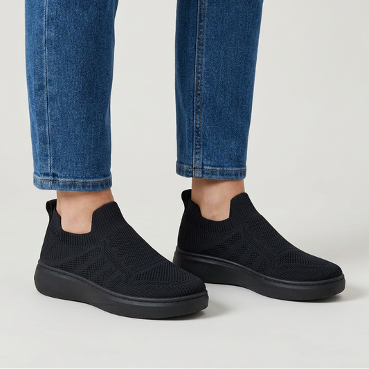 Joane | Slip-On Stretch Knit Trainers