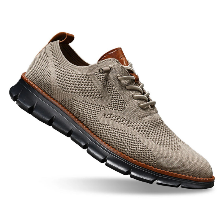 Gijs All-Day Orthopaedic Walking Shoe - Brown Black