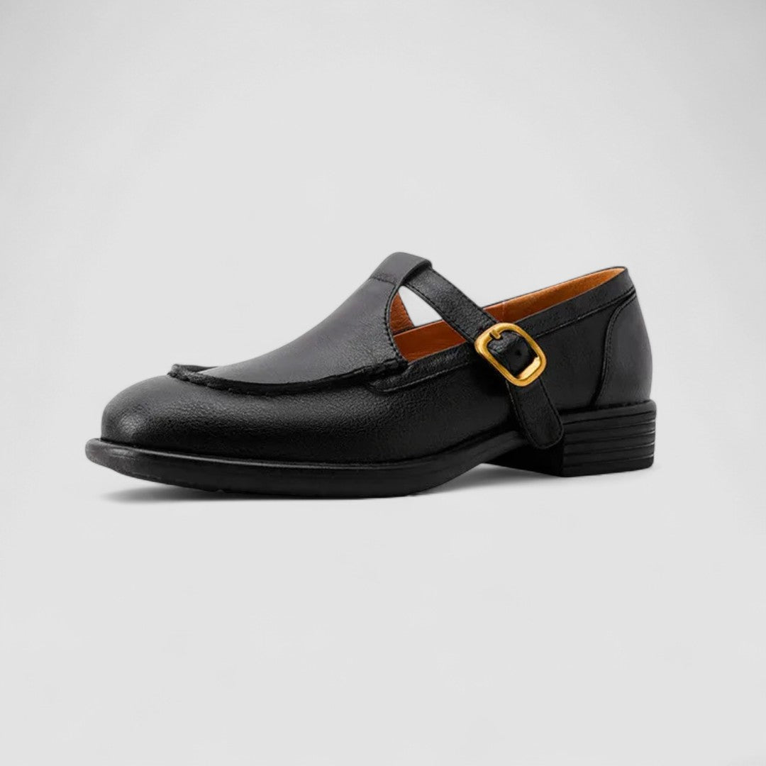 Beatrice | Genuine Leather Square-Toe Mary Janes