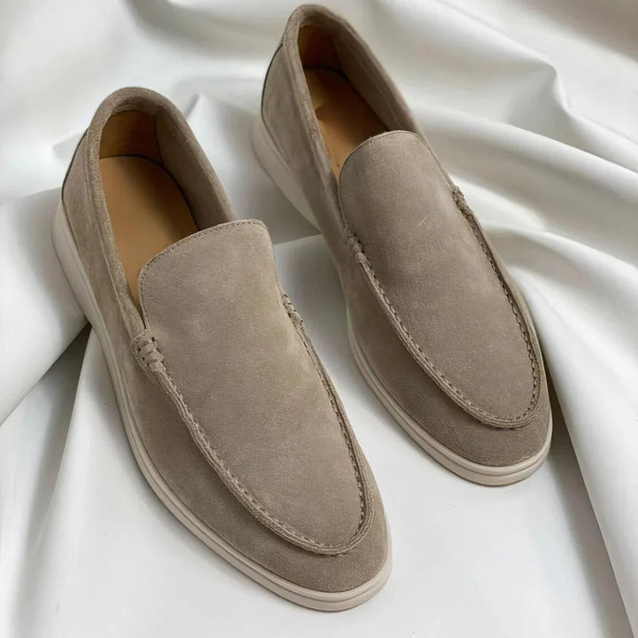 Arthur Suede Loafers - Khaki