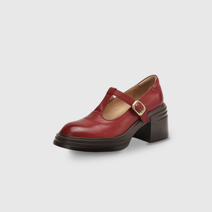 Susannah | Platform Block-Heel Mary Janes