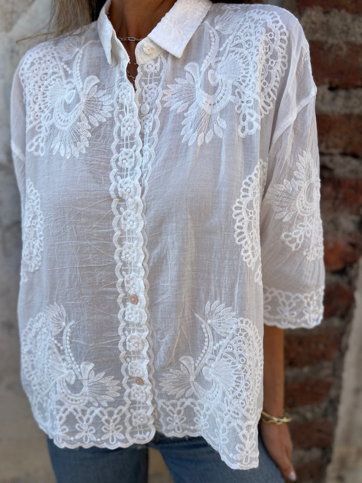 Helen | Elegant Long-Sleeve Shirt