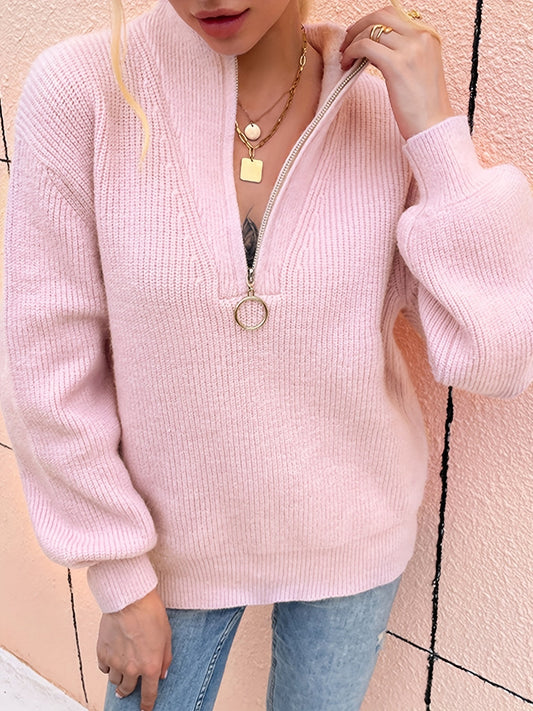 Faye | Zipper Sweater
