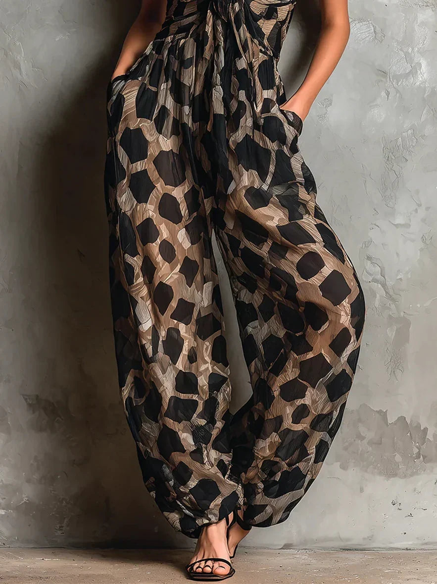 Claudia | Leopard Print Jumpsuit