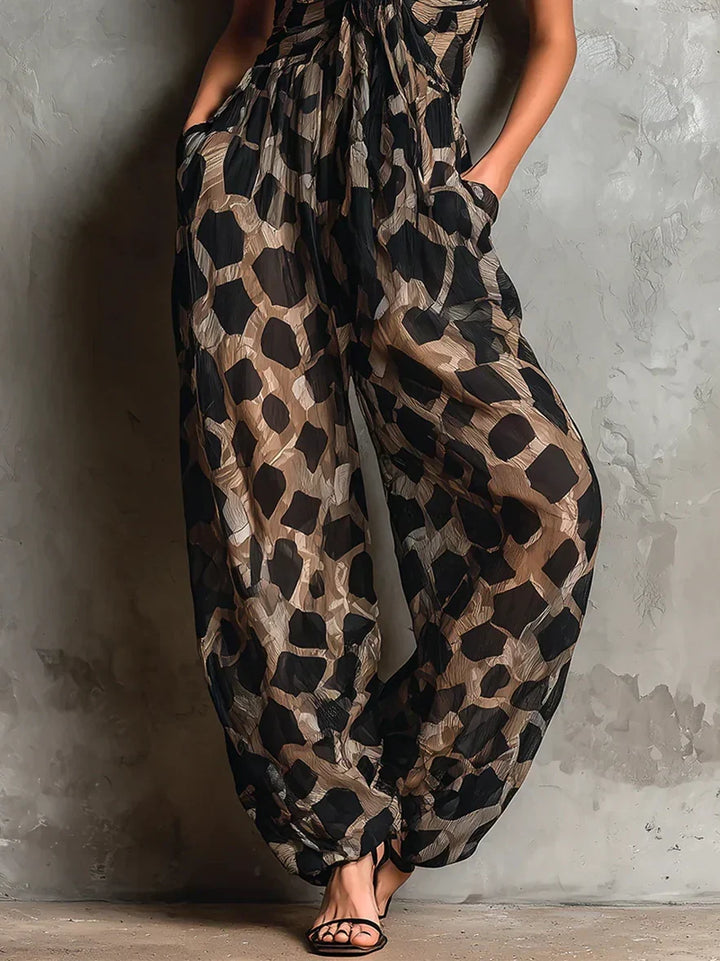Claudia | Leopard Print Jumpsuit