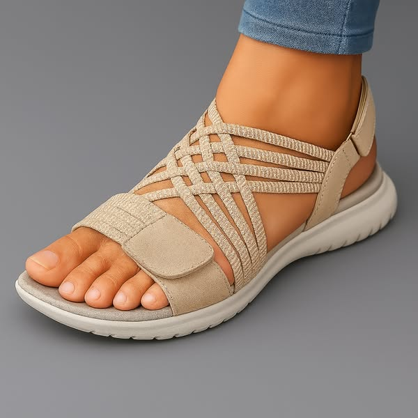 Anne Orthopaedic Support Sandals - Beige