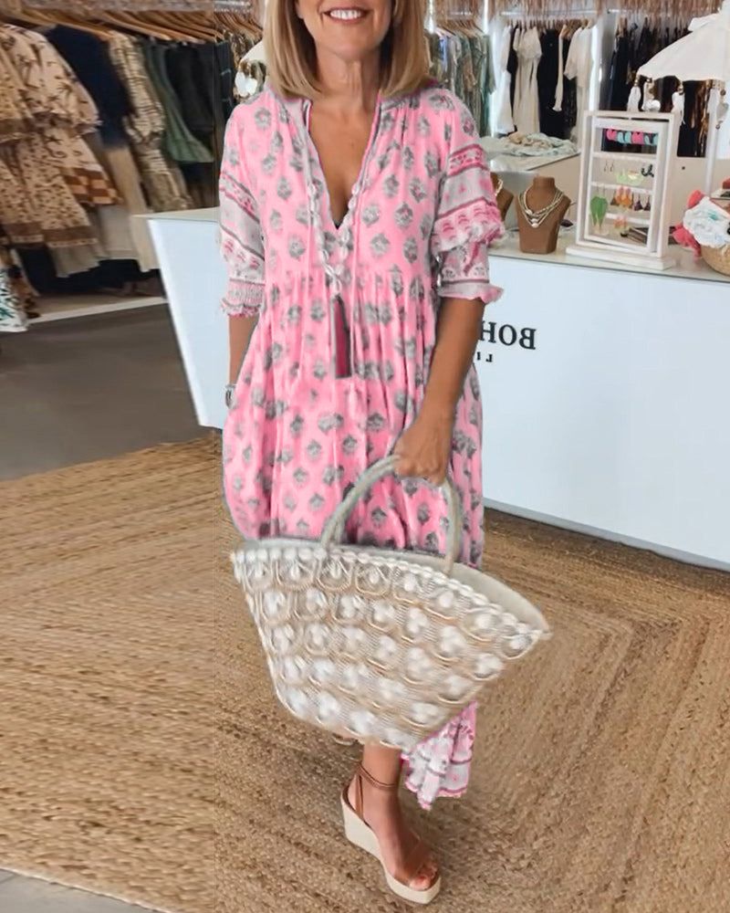 Alma | Patterned Dress