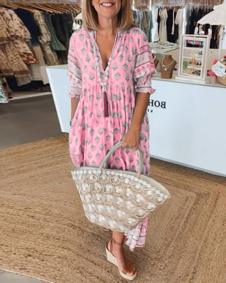 Alma | Patterned Dress