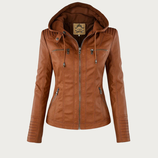 Flavia | Robust & Elegant Leather Jacket